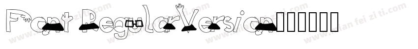 Font RegularVersion字体转换